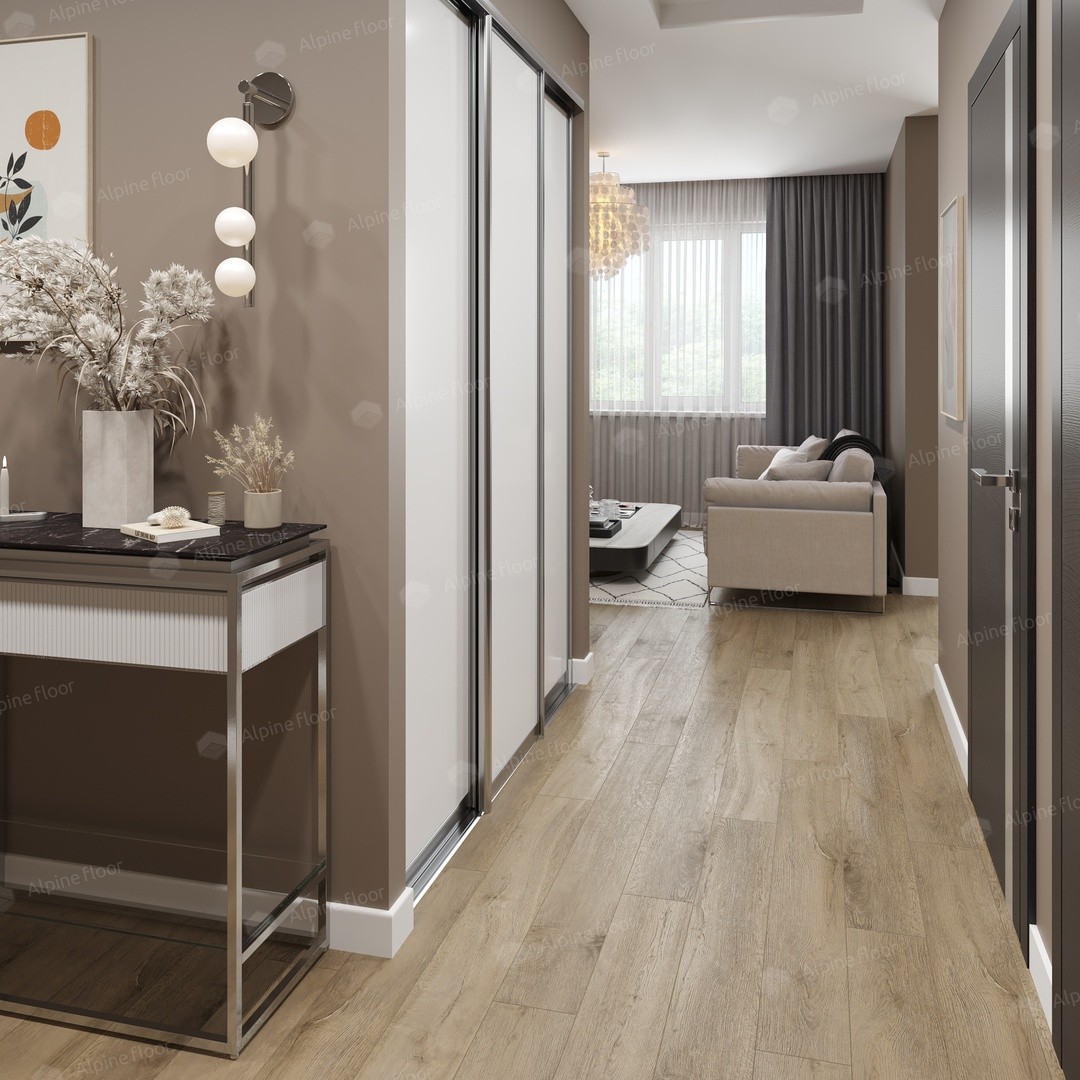 SPC ламинат ALPINE FLOOR PREMIUM XL 4V 43кл Дуб млечный ABA ECO 7-13