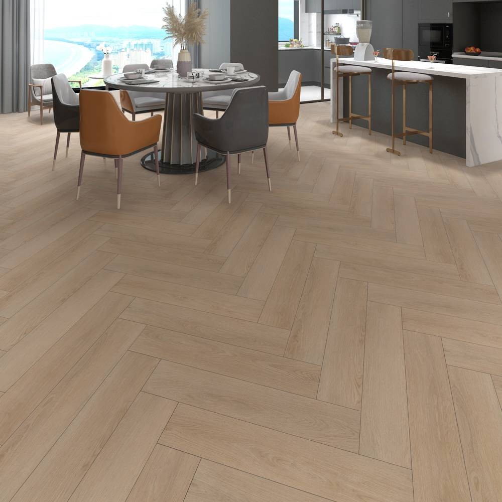 SPC ламинат CALITEX Elementals Herringbone Click 34кл ES403 Caribbean