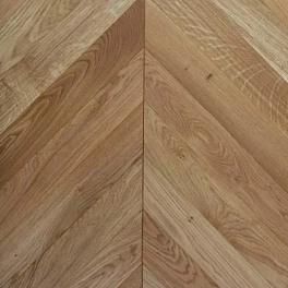 Инженерная доска Елка Французская Lab Arte Chevron Дуб Натур лак 700/610х90х15/3/ 45°