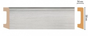 Напольный плинтус DECOMASTER D234 2400*58*16мм 84