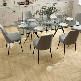 SPC ламинат ALPINE FLOOR PARQUET LIGHT 4V 43кл ЕСО 13-3 Дуб ВАНИЛЬ СЕЛЕК