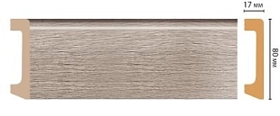 Плинтус напольный DECOMASTER D235 2400*80*17мм 77