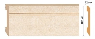 Плинтус напольный DECOMASTER D105 2400*107*12мм 18D