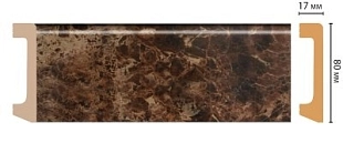 Плинтус напольный DECOMASTER D235 2400*80*17мм 713