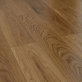  Массивный паркет AmberWood (18 х 90 х 300-1200) Дуб, Лак, Бесцветный, Натур (уп=1,296м2)