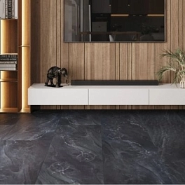 LVT ламинат CERAMO VINILAM XXL STONE GLUE 4V 43кл 91910 Неаполитанский Черный