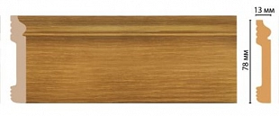 Напольный плинтус DECOMASTER D005 2400*79*13мм 73