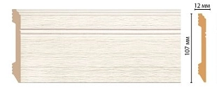 Плинтус напольный DECOMASTER D105 2400*107*12мм 70